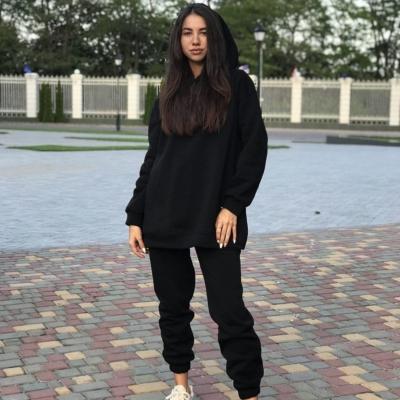 China 2021 Autumn Tracksuits Women's Hoodie Pants Set Oversized Long Sleeve Sportwear Tracksuit Set For Women for sale