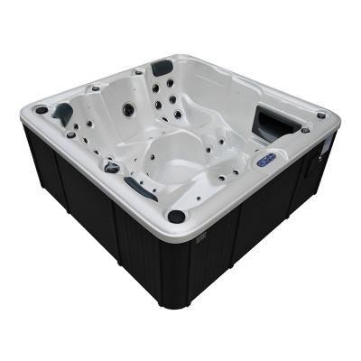 China Modern Acrylic Exit Door Spas 5 Person Hot Tub Spa With Acrylic Spa Shell for sale