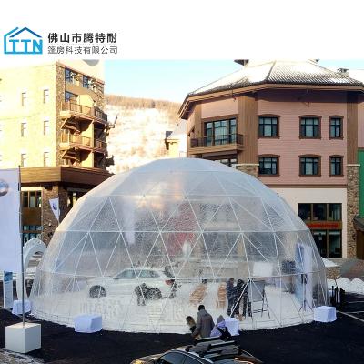 China factory directly UV-resistant transparent inflatable spherical igloo tent luxury geodesic dome tent for sale