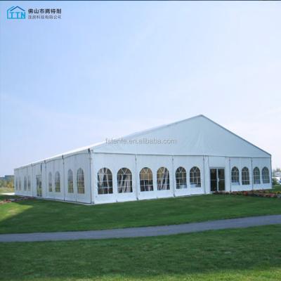 China UV White Large Marquee Tent PVC Wedding Church Water Proof Resistance Outdoor Tents for sale