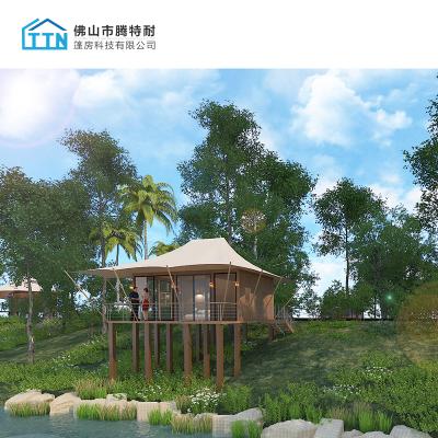 China factory sale UV-resistant Glamping home desert resort camping tent eco-friendly luxury big hotel tents for sale for sale