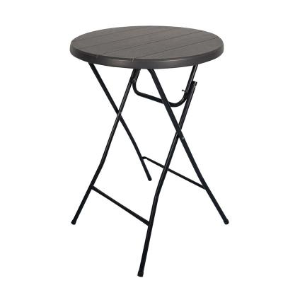 China Modern Outdoor Furniture Portable Round Kitchen Dining Mesa Picnic Camping Plegable Foldable Plastic Folding Table for sale