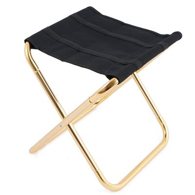 China Portable Folding Chair Modern Outdoor Folding Camping Folding Stool Stepped Rise 7075 Aluminum Alloy Fishing Chair for sale