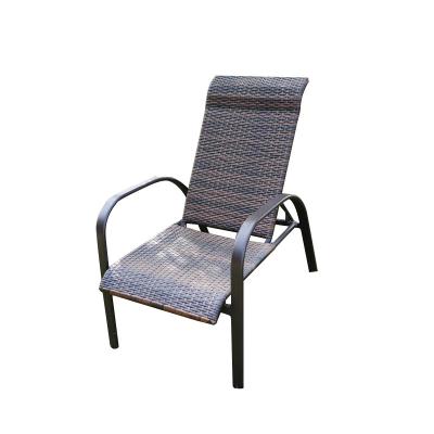 China Modern manufacturers supply outdoor rattan wicker design rattan wicker the new dining chair beach bed rattan sun sofa for sale