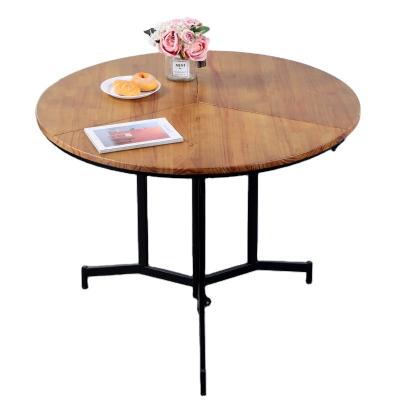 China Luxury Modern Space Saving Foldable Furniture Designs The Log Folding Dining Table Marble Folding Dining Table for sale