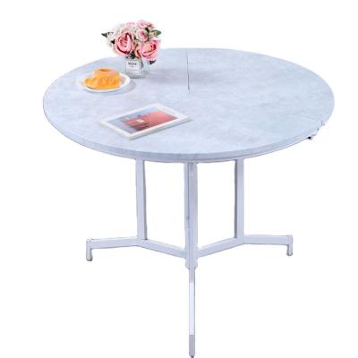 China Modern foldable dining room furniture the log dinner table MESA comedor marble folding foldable dining table for sale