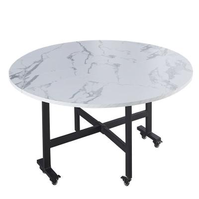 China MESA comedor marble folding dining table folding dining table dining room luxury modern round furniture foldable dining table for sale