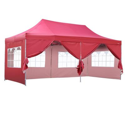 China high quality 3x6m large outdoor 3 wall shelter pergola gazebo pop up tents canopy tent for events F136 for sale