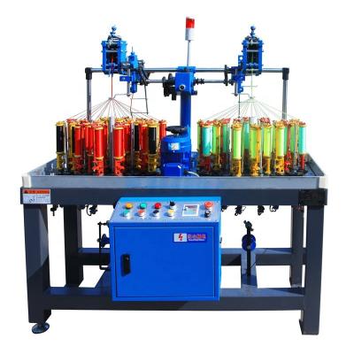 China Garment shops double color double side round rope braiding machine FX-26-2A/shoelace braiding machine for sale