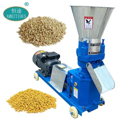 China Aminmal Animal Feed Pet Feed Processing Machinery Making Machines Pellet Extruder Maker Fish Feed Pellet Floating Machine à venda