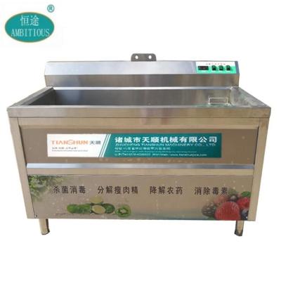 China Small Fruit Hotels Portable Commercial Ozone Seal Vegetable Air Bubble Jet Washing Machine Lettuce Seal For Restaurant And Home for sale