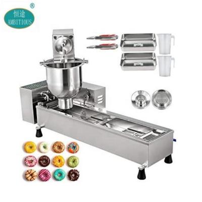 China China Portable Electric Single Row Electric Deep Fryer Commercial Supply Commercial Round Donut Machine For Home for sale