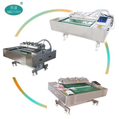 China DZ1100 Automatic Vegetable Food Commercial Food Bag Continuous Vacuum Sealing Packing Machine for sale