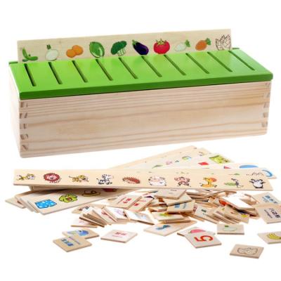 China 100% Eco-friendly Factory Wooden Educational Intelligence Study Game Puzzle Toys For Children Wooden Toys for sale