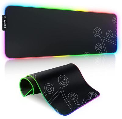 China Dropshipping Dierya RGB LED Durable Glowing Gaming Mousepad With Base 