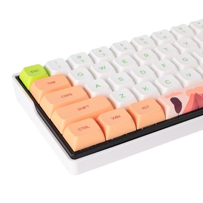 China Hot Selling Dropshipping Maple Mechanical XDA Theme Profile PBT Custom Keycaps 70 Keys + Puller For 60 Percent Mechanical Keyboard for sale