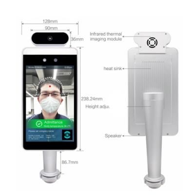 China Measurement Temperature Screening Kiosk, Non-contact Thermometer, Facial Recognition Temperature Measurement Kiosk for sale