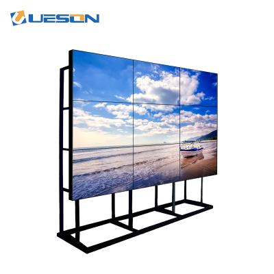 China Indoor Combo Bezel LCD Video Wall , LCD Video Wall Screen By UESON Factory Directly 49 inch Indoor TFT 2 Ms 3500:1 500 Cd/㎡ of AN 6 for sale