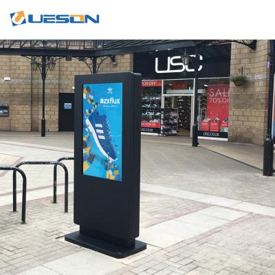 China 2018 new outdoor outdoor standing digital signage rack large advertising lcd screens totem wifi for sale