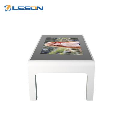 China Indoor capacitive multi touch screen for coffee table, restaurant/tea house touch screen kiosk for sale