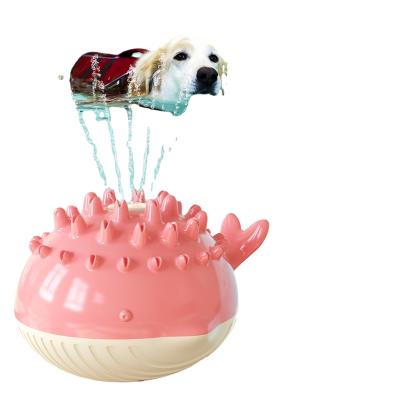 China Multifunctional Floating Dogs Dog Chews Toy Interactive Water Spray Toys For Dogs for sale