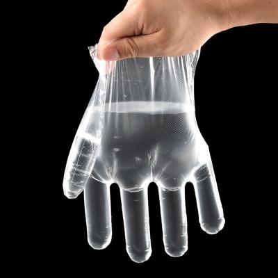 China Kitchen Clear Plastic Waterproof Household Polythene Food Disposable PE Gloves for sale