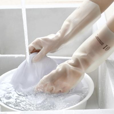 China Wholesale Kitchen Waterproof Household Wash Dish Factory Price Stabilized Foods Cleaning Gloves Rubber Porcelain for sale