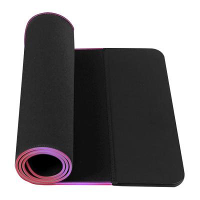 China RGB Charging Mouse Pad Gorgeous Luminous Mouse Pad Wireless Long Cell Phone for sale