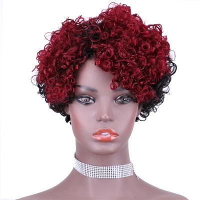 China Super Curly Bob Human Hair Wigs Lace Front Short Curly Human Hair Wig Short Body Wave Virgin Hair Wigs For Black Women for sale