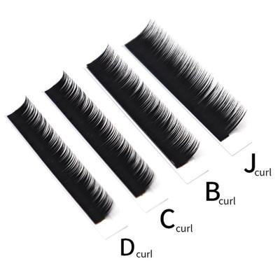 China 7-15mm Mixed Soft Natural 0.05 0.07 Strands Classic Mink Eyelashes Individual Eyelash 0.10mm Different Thickness Faux Extensions for sale