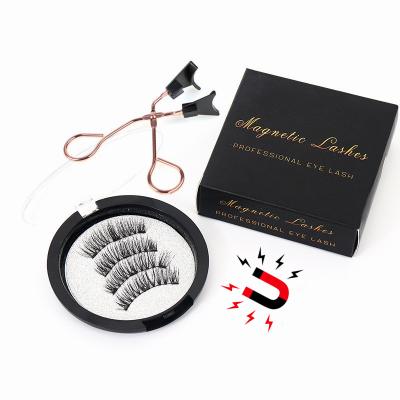 China Natural Soft Private Label Quantum Magnetic Lashes Set With Applicator Best Selling Top And Bottom Lasting Magnetic Lashes for sale