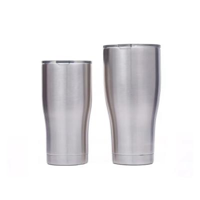 China Durable Wholesale High Quality Modern Double Wall Stainless Steel Curve Tumbler Cup 30 oz 20 oz Curve Tumbler for sale