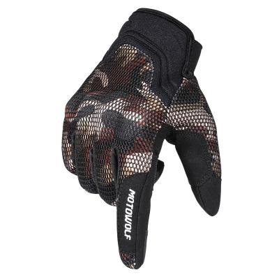 China High Quality Racing Gloves Manufacturer Motorcycle Motorbike Racing Gloves Anti-Fall/Sturdy/Anti-Slip Hot Sale Full Finger Racing Gloves for sale