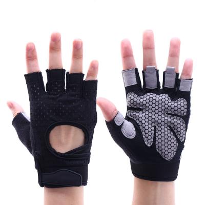 China Custom Printing Pink Gym Workout Lifting Gloves Sports Gloves Colorful Silk Screen Other Logo Health Gloves for sale