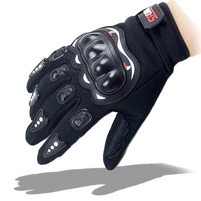 China High Quality Breathable Microflex Motorcycle Motorbike Full Finger Protective Racing Riding Gloves Breathable for sale