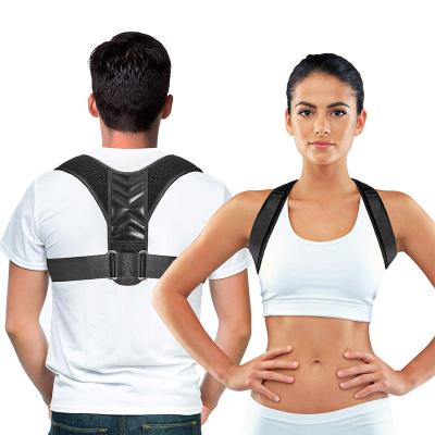 China Amazon Breathable Hot Sale Adjustable Shoulder Support Belt Brace Posture Corrector Upper Back Corrector for sale