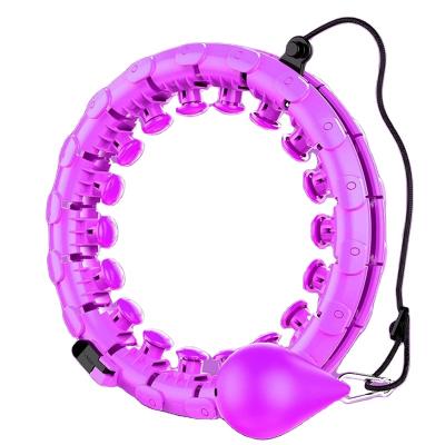 China Durable Hot Selling Massage Waist Polynesian Dance Circle Detachable Smart Circle With Weight Ball For Exercise for sale