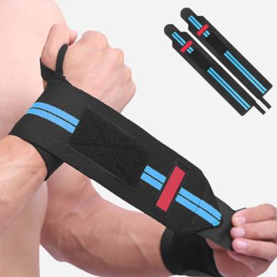 China High Grade Custom High Grade Compression Wrist Support Bands Gym Bench Press Adjustable Weightlifting Wrist Wraps For Fitness for sale