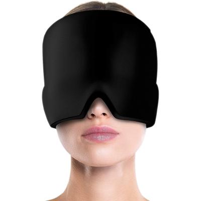 China Natural Cold Headache Migraine Relief Therapy Gel Ice Headache Migraine Relief Cap Ice Pack Cold Eye Mask For Puffy Eyes Headache Wearable Migraine Relief Hat for sale