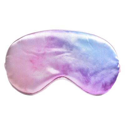 China Amazon Fresh Hot Sale Satin Home Stay Travel Sleep Soft Comfortable Silky Eye Mask for sale