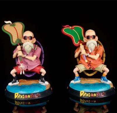 China Cartoon Toy 18CM 2 Colors Dragon Kame Sennin Master Roshi DBZ Comic Cosplay Model Toy Anime PVC Figure for sale