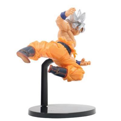 China Super Cartoon Toy Silver Hair DBZ Goku Cartoon Character Anime PVC Figure Model Toy for sale