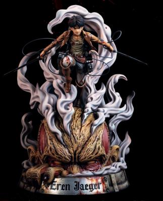 China Toy Japan Anime GK LC Eren Jaegar Cartoon 1:6 Action Figure For Collection for sale