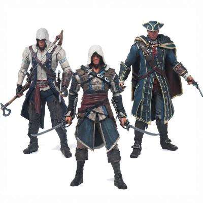 China 2021 Hot Sale Creative Assassin's Creed Connor Edward NECA Cartoon Toy Figure for sale