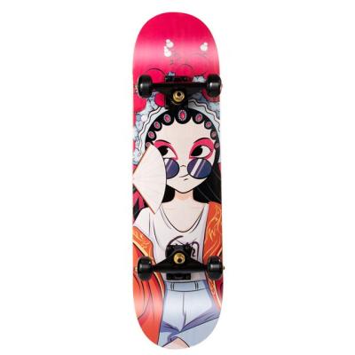 China Good Quality Youth Sports Scooter Custom Grip Tape Rubber 7 Ply Maple Wood Skateboard for sale