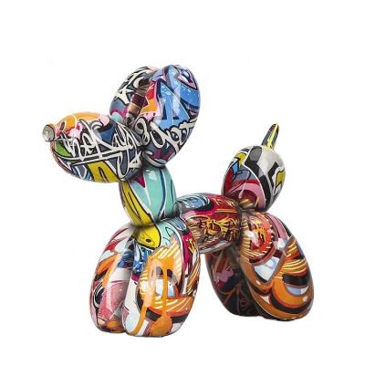 China TOY Fashion Polyresin Ready MODEL to ship souvenir Art Home Accessories Jeff Koons Balloon Dog Statue dog sculpture for sale