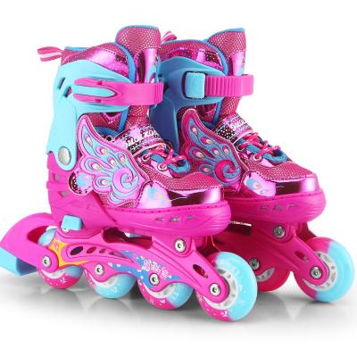 China Hot High Quality Inline Skates Four Wheels Instant Roller Skating Shoes Roller Skates 19.5 for sale