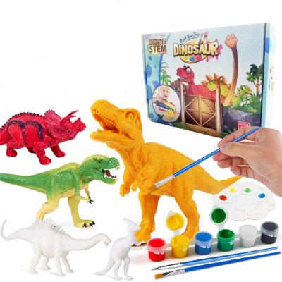 China Factory Hot Sale 6+ Years Steamer Diy Art Toy Dinosaur Painting Set Suitable For Children Over 6 Years Old for sale