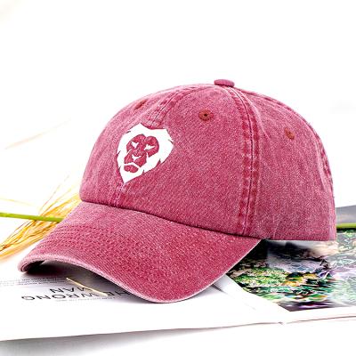 China Vintage JOINT Bulk Custom Washed Cotton Embroidered Dad Hat for sale