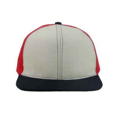 China JOINT Men's Hat 100 Cotton Snapback Caps Simple Two Tone Snapback Hat for sale